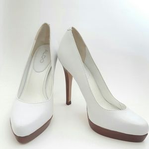 Aldo White Heels
